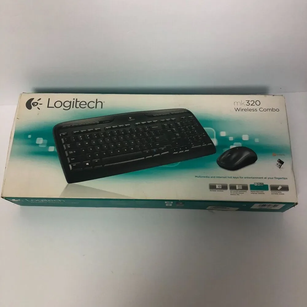 Logitech Wireless Combo MK320 Wireless Combo Keyboard & Mouse NEW